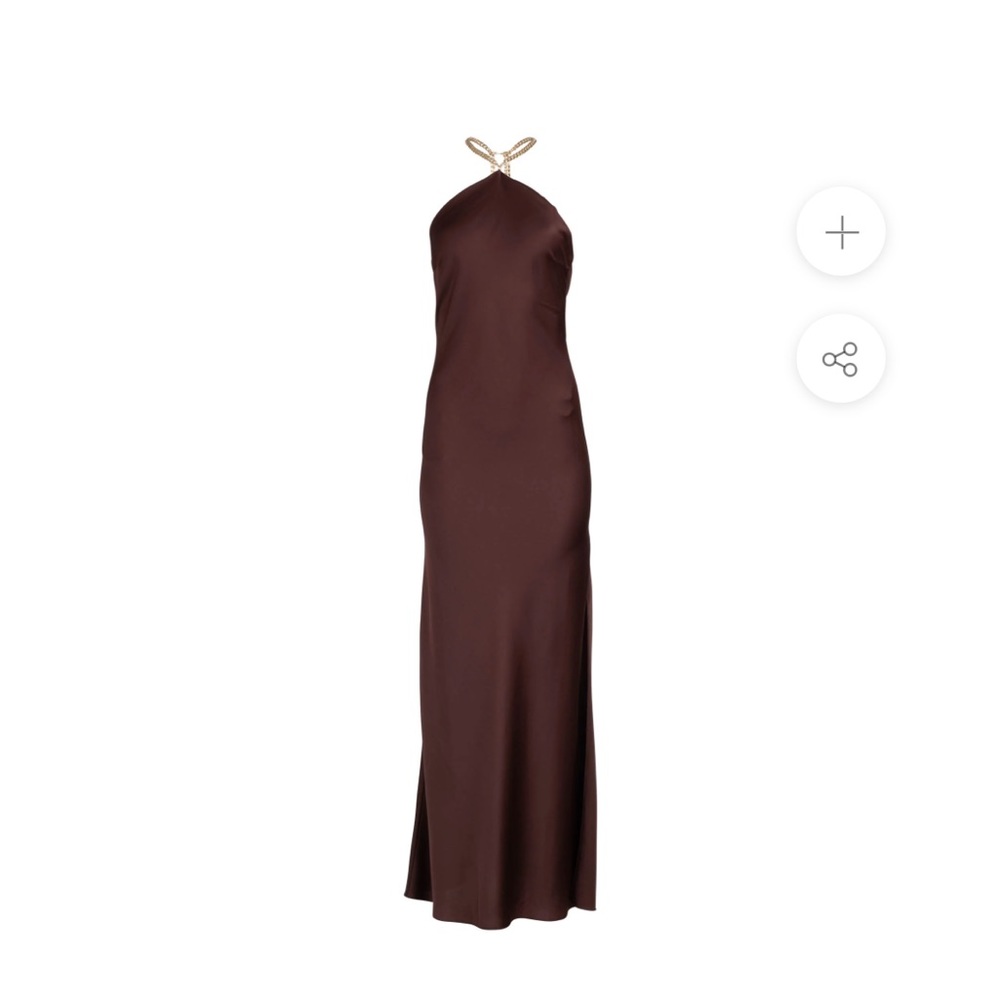 DANNIJO Coco Halter Maxi with Chain